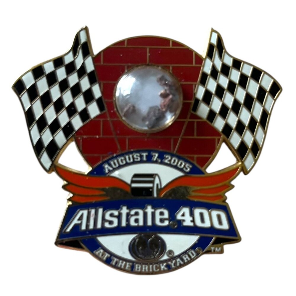 NASCAR Allstate 400 Race Pin 2005‎ Own a Piece of the Brickyard Lapel Pin #39